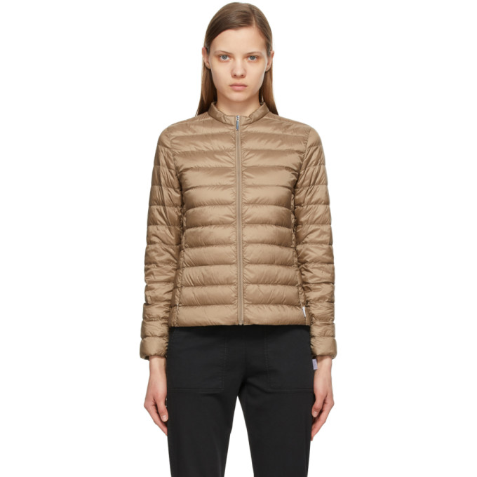 MAX MARA TAUPE DOWN LISA JACKET