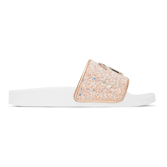 Giuseppe Zanotti Pink New Laburela Pool Slides