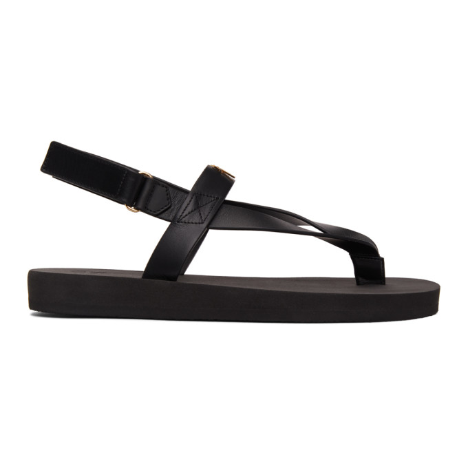 Giuseppe Zanotti Black Hydra Sandals