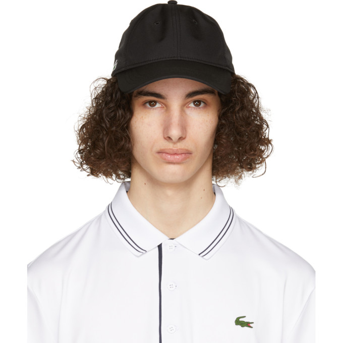 Lacoste Black Sport Lightweight Cap