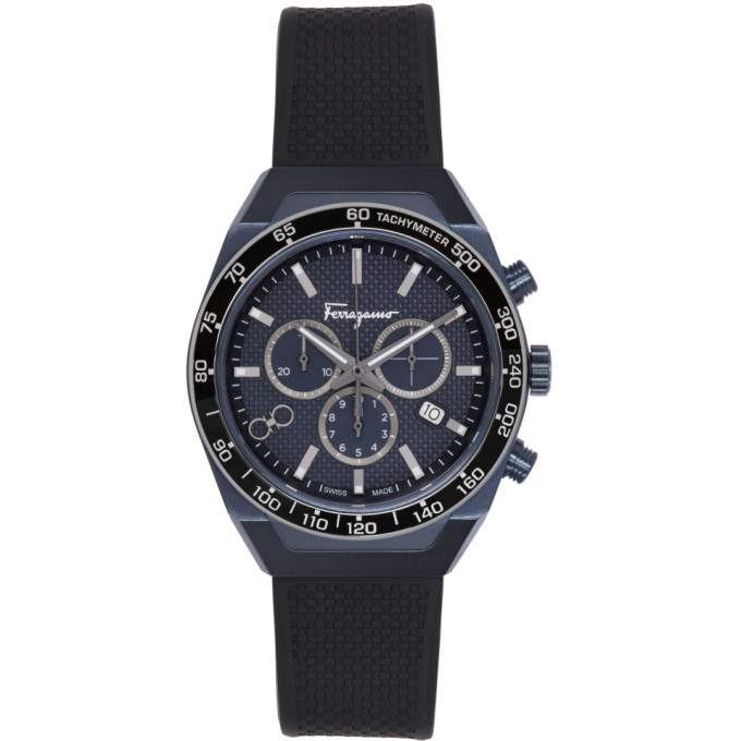 Salvatore Ferragamo Navy SLX Watch