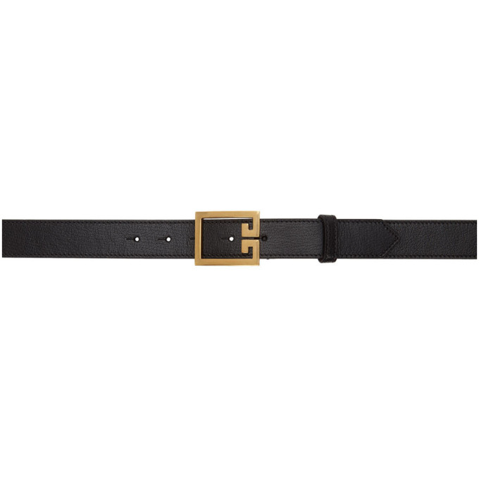 Givenchy Black Leather Belt