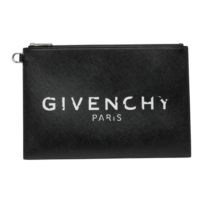 Givenchy Black Givenchy Paris Iconic Pouch