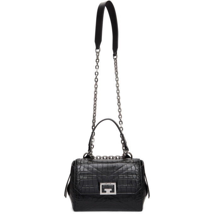 Givenchy Black Croc Small ID Bag