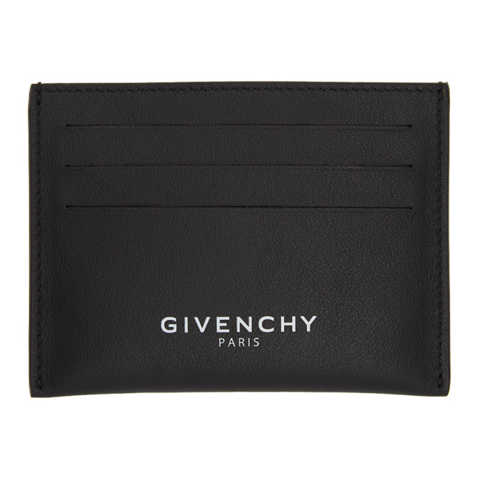 Givenchy Black Logo Card Holder