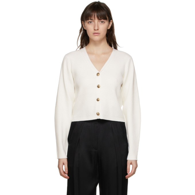 3.1 Phillip Lim White Shank Button Cardigan