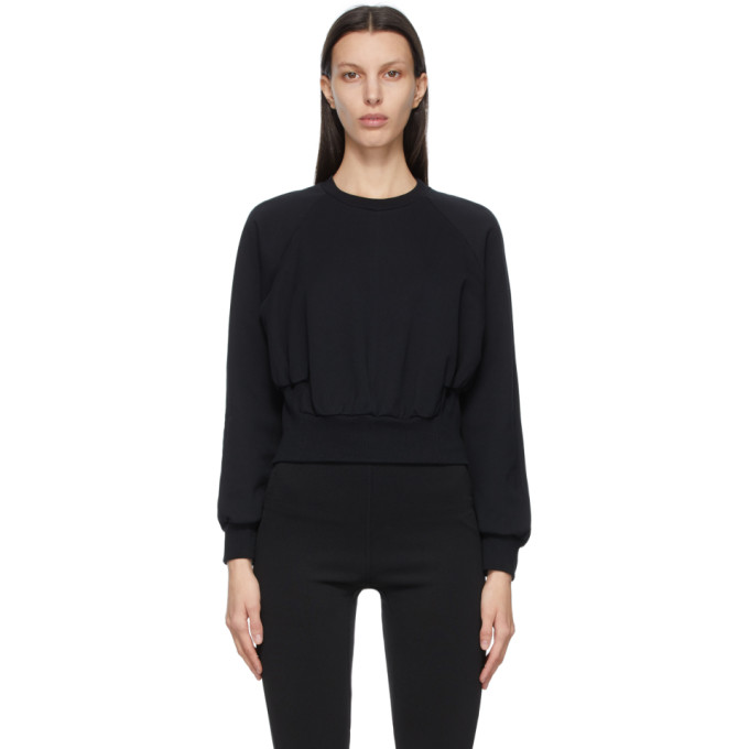 3.1 Phillip Lim Black Raglan Sleeve Sweatshirt