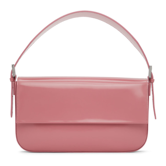 BY FAR Pink Patent Manu Bag