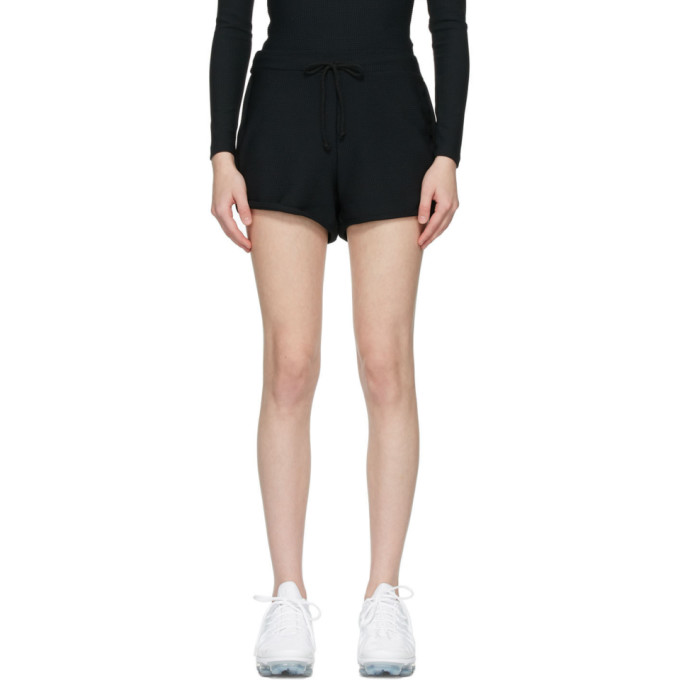 Gil Rodriguez SSENSE Exclusive Black Thermal Leisure Shorts