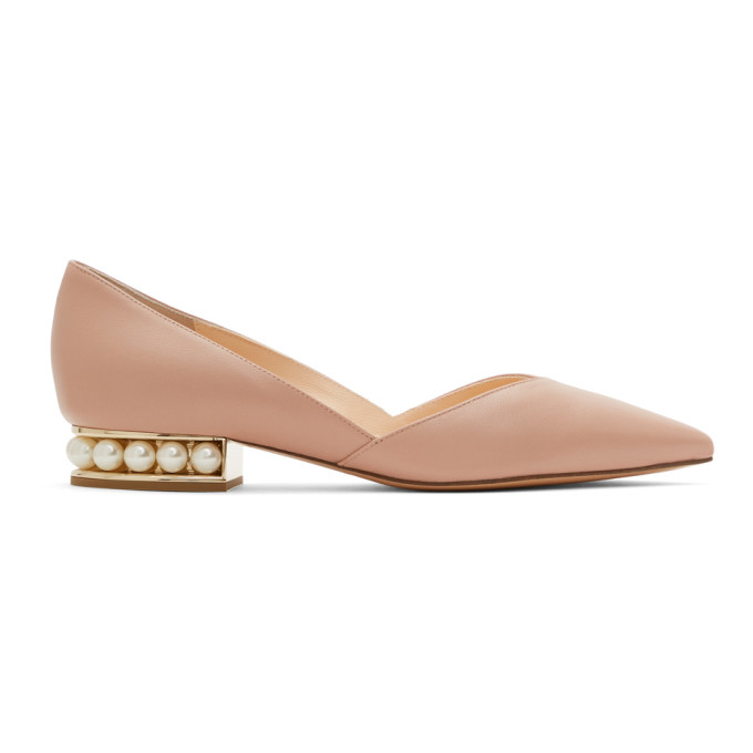 Nicholas Kirkwood Pink Casati DOrsay Ballerina Flats