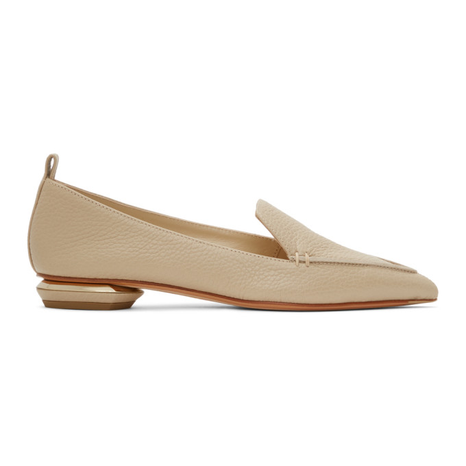 Nicholas Kirkwood Beige Beya Loafers