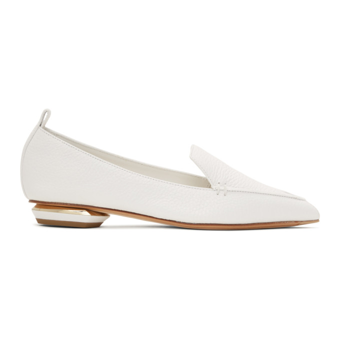 Nicholas Kirkwood White Beya Loafers