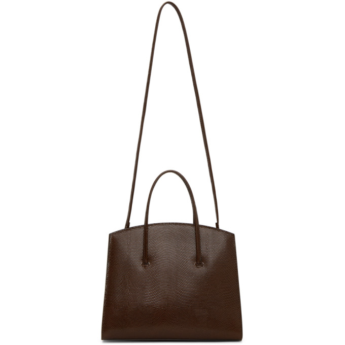 Little Liffner Brown Lizard Mini Minimal Bag