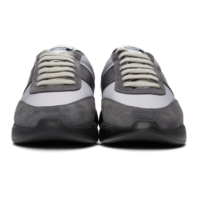 AXEL ARIGATO AXEL ARIGATO GREY AND BLACK GENESIS VINTAGE SNEAKERS