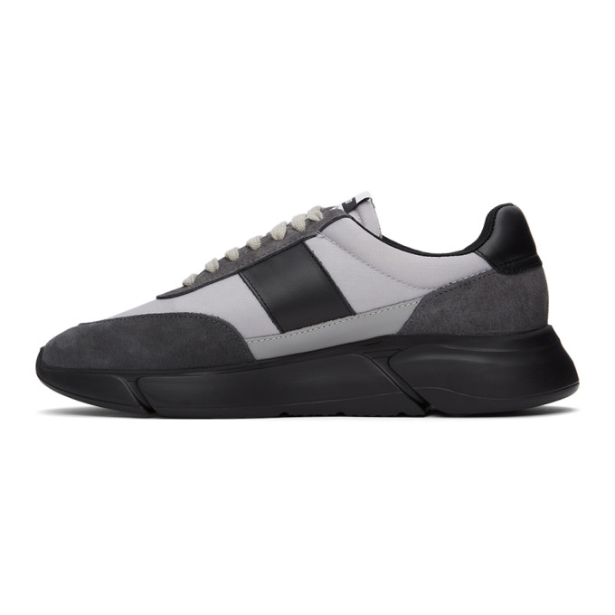 AXEL ARIGATO AXEL ARIGATO GREY AND BLACK GENESIS VINTAGE SNEAKERS