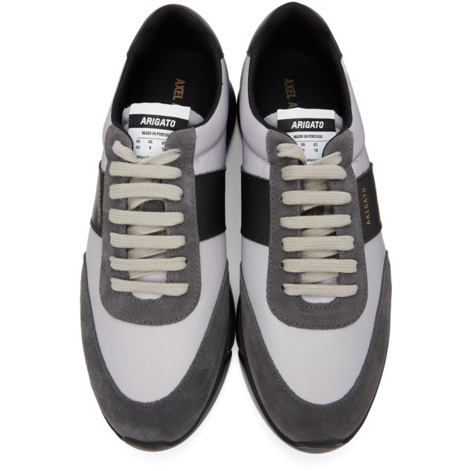 AXEL ARIGATO AXEL ARIGATO GREY AND BLACK GENESIS VINTAGE SNEAKERS