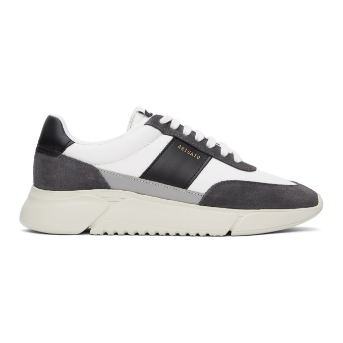 AXEL ARIGATO WHITE & GREY GENESIS VINTAGE SNEAKERS