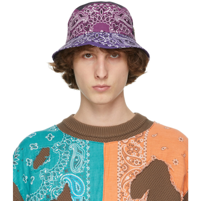Discordance Purple Bandana Bucket Hat 