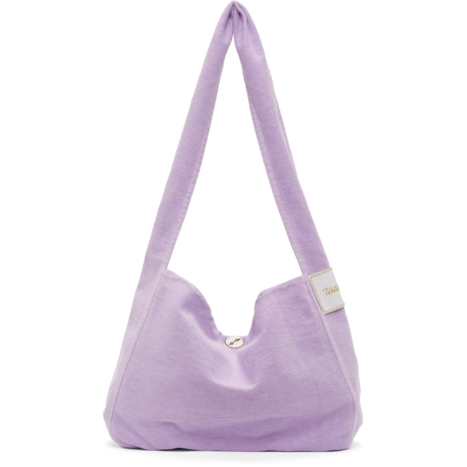 We11done Purple Canvas Bag