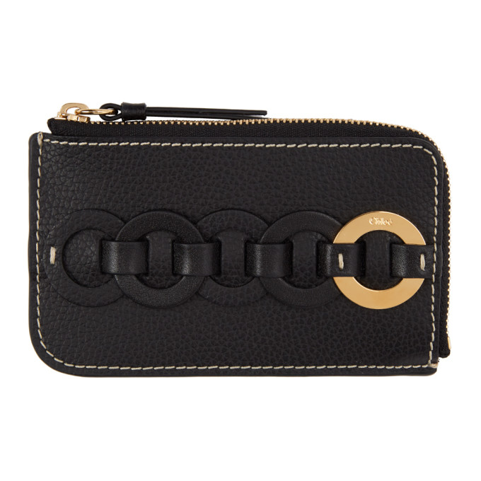 Chloe Black Small Darryl Card Holder