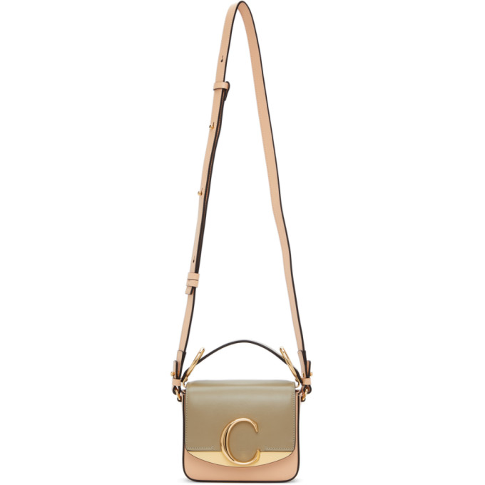 Chloe Green Mini Chloe C Bag