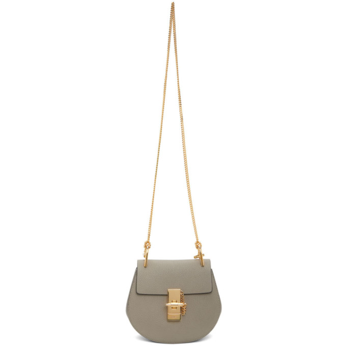 Chloe Grey Mini Drew Bag