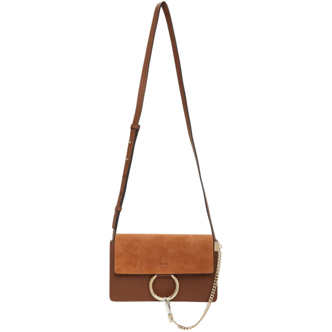 Chloe Brown Small Faye Bag