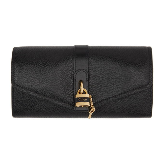 Chloe Black Long Aby Wallet