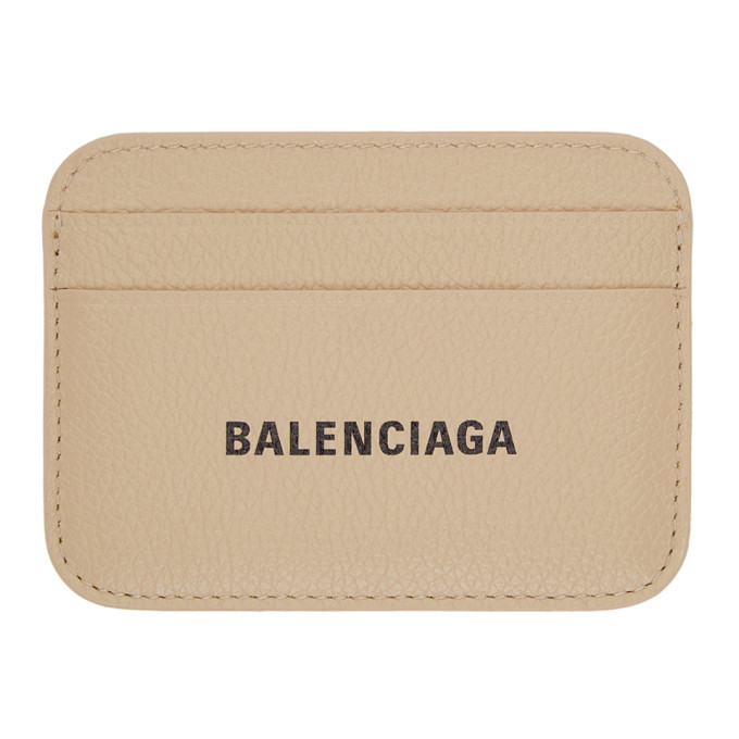 Balenciaga Beige Cash Card Holder