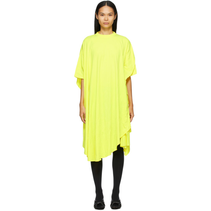 Balenciaga Yellow Political Circle Dress