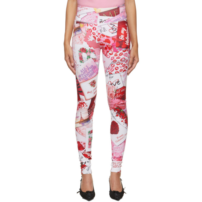 Balenciaga Multicolor Be My Valentine Leggings