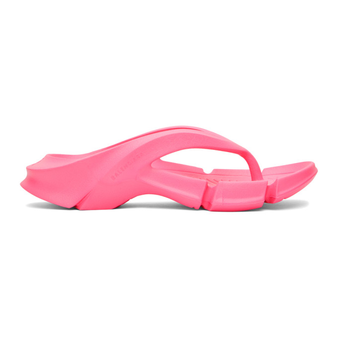 Balenciaga Pink Mold Thong Sandals