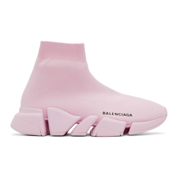 Balenciaga Pink Speed 2.0 Sneakers