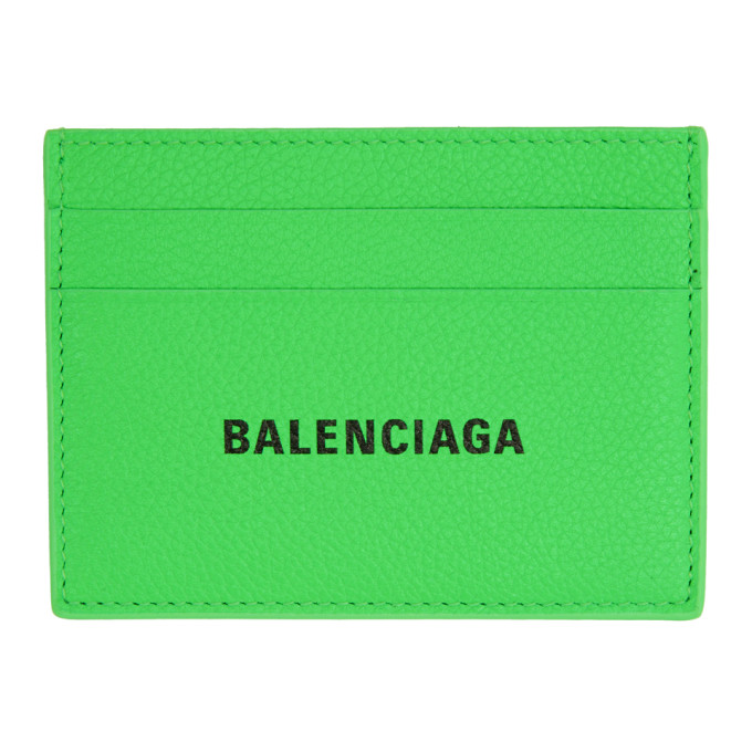 Balenciaga Green Cash Card Holder