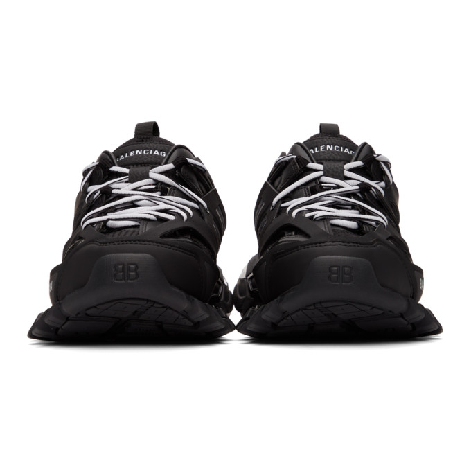 BALENCIAGA BLACK TRACK MULE SNEAKERS