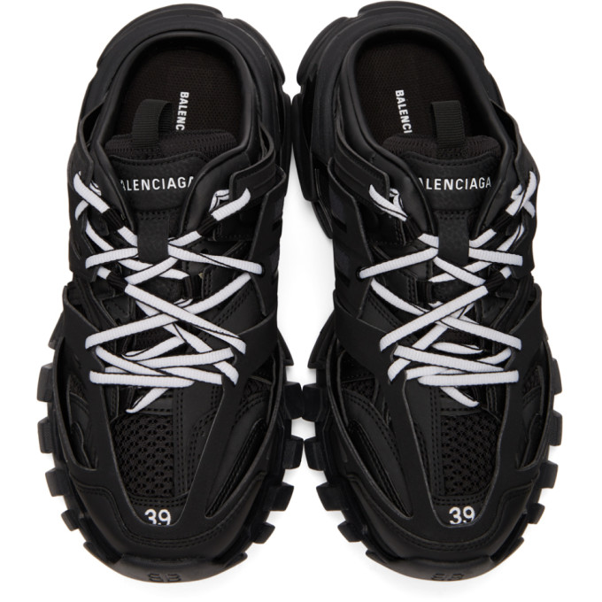 BALENCIAGA BLACK TRACK MULE SNEAKERS