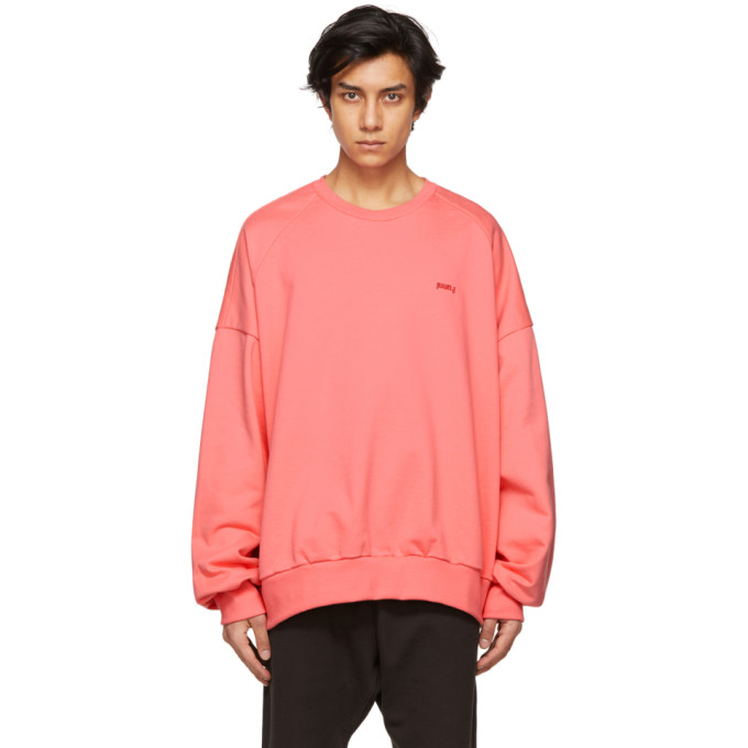 JUUNJ PINK 'SEOULSOUL' SWEATSHIRT