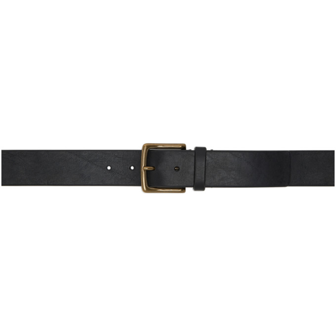 Officine Creative Black Vacchetta OC Strip 22 Belt