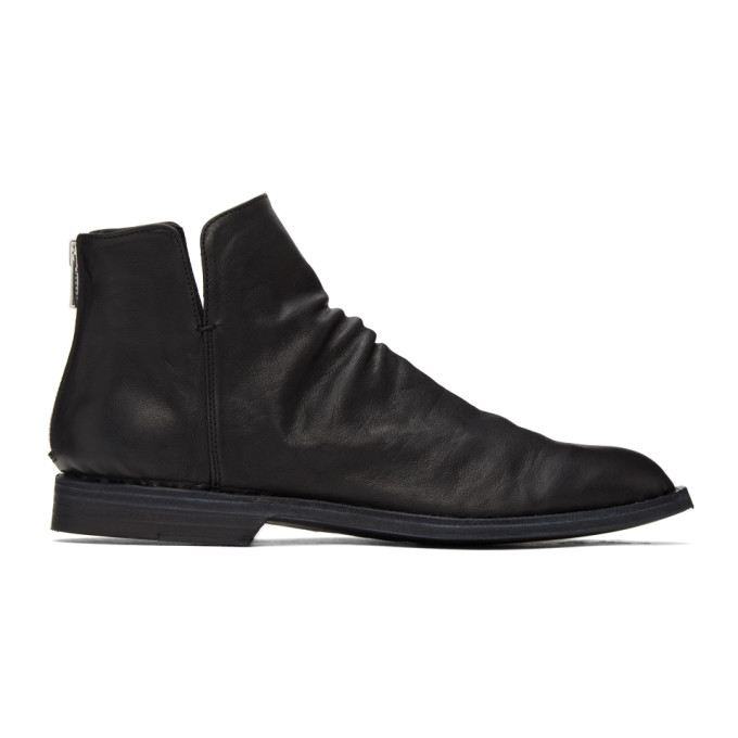 Officine Creative Black Joshper 004 Chelsea Boots