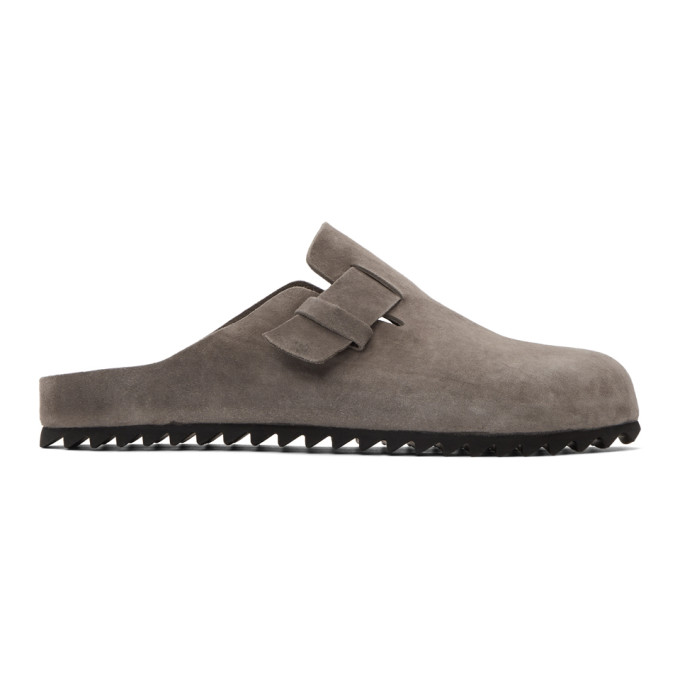 Officine Creative Grey Suede Agora 4 Sandals