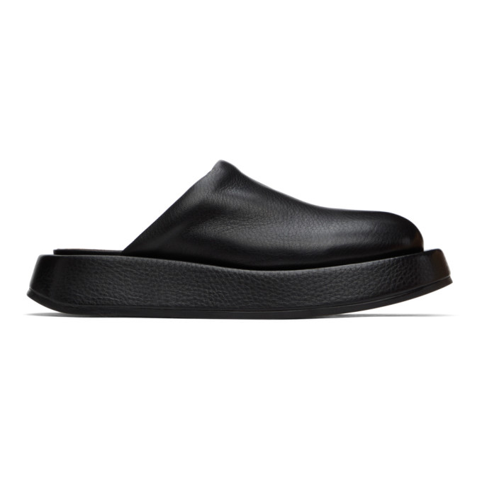 Marsell Black Pianta Slippers