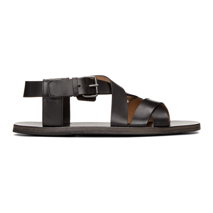 MARSÈLL BLACK SANDELLONE SANDALS