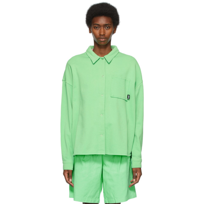 STUSSY GREEN HURON SHIRT