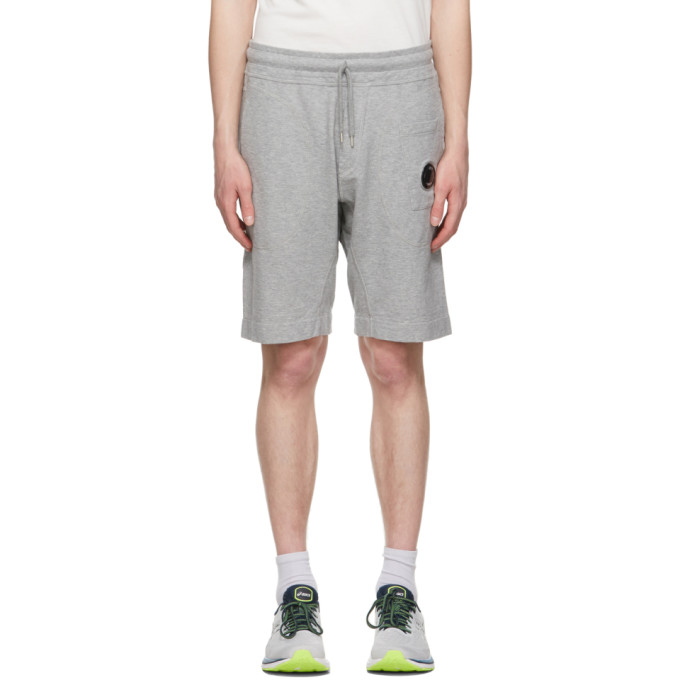 C.P. Company Grey Garment-Dyed Shorts