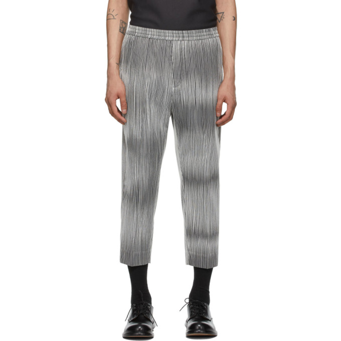 Cornerstone Black and White Stripes Trousers