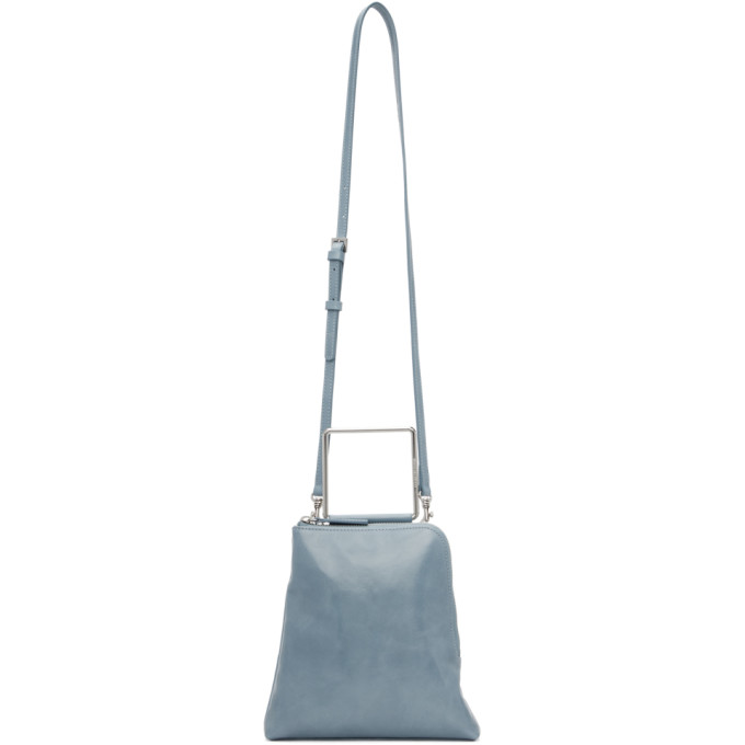 Marge Sherwood Blue Crinkled Breeze Handle Bag