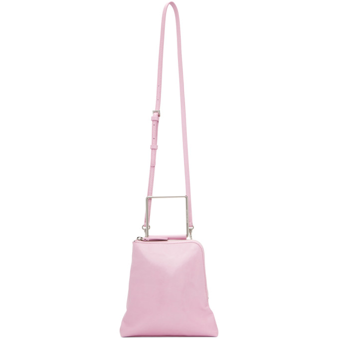 Marge Sherwood Pink Crinkled Breeze Handle Bag