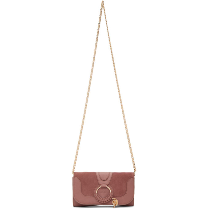 See by Chloe Burgundy Hana Chain Wallet Bag