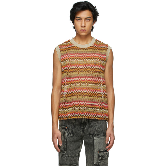 Andersson Bell SSENSE Exclusive Multicolor Knit Vest