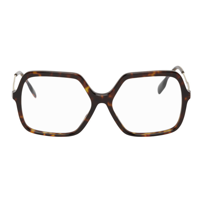 Burberry Tortoiseshell Oversized Square Glasses